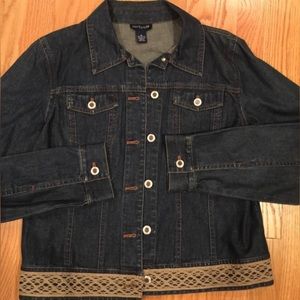 Ann Taylor Button-up Jean Jacket, size Small